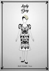Segundo dibujo del diseño de vestuario de la obra de teatro "Lady Dee/Billy Holiday" de 2017