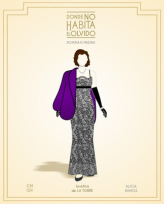 Segundo dibujo del diseño de vestuario de la obra de teatro "Donde no habita el olvido" de 2024