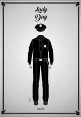 Tercer dibujo del diseño de vestuario de la obra de teatro "Lady Dee/Billy Holiday" de 2017