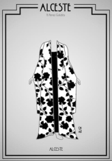 Tercer dibujo del diseño de vestuario de la obra de teatro "Alceste" de 2018