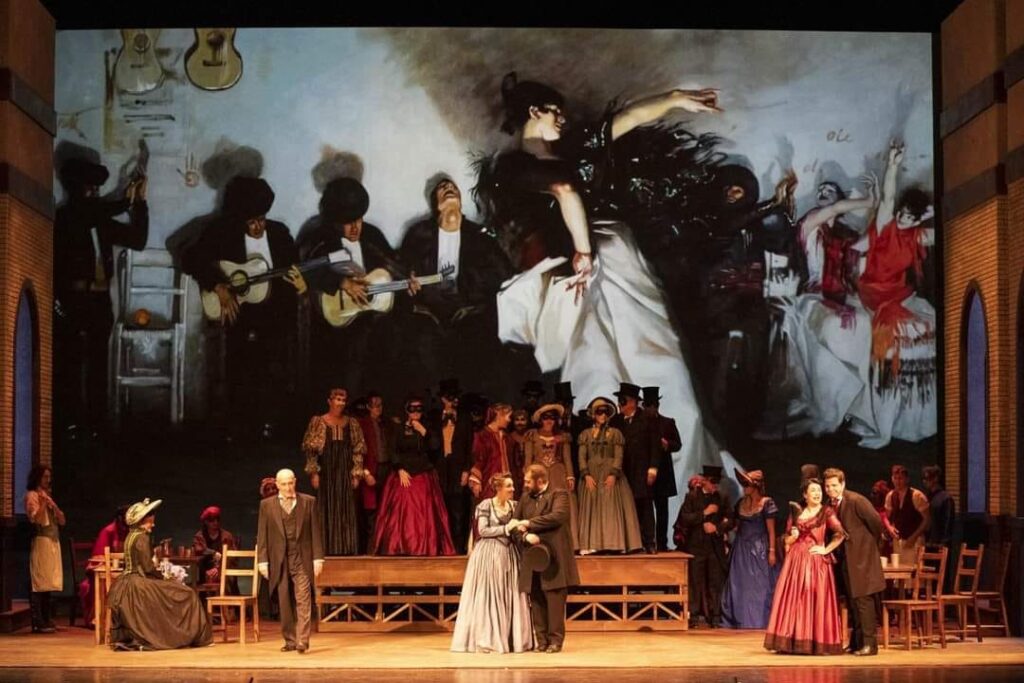 Cuarta foto de la zarzuela "Doña Francisquita" del 2022